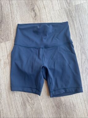 lululemon athletica Navy High-Waist Bike Shorts